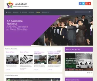 AAlmac.org(Asociación de Autoridades Locales de México A.C) Screenshot