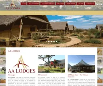 AAlodges.com(AA LODGES) Screenshot