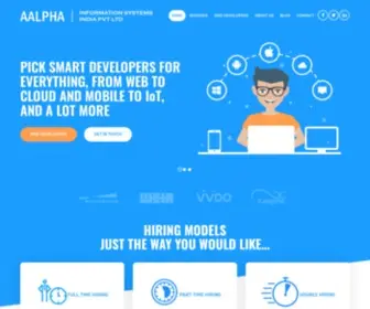 AAlphaindia.com(Software, Web and Mobile App Development Company) Screenshot