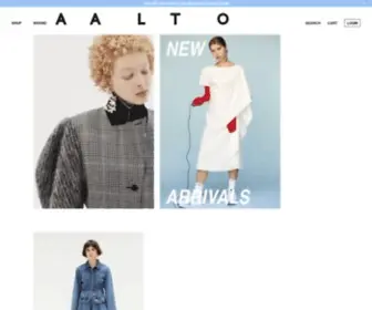 AAltointernational.com(Aalto is a finnish womenswear brand based in paris) Screenshot