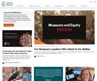 AAM-Us.org(American Alliance of Museums) Screenshot