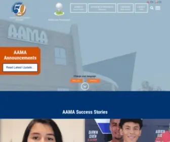 AAma.org(The Association for the Advancement of Mexican Americans AAMA) Screenshot