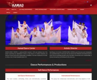 AAmad.org(AAMAD Dance Center) Screenshot