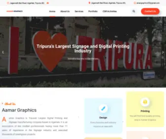 AAmargraphics.in(Tripura's Largest Signage & Digital Printing Industry) Screenshot