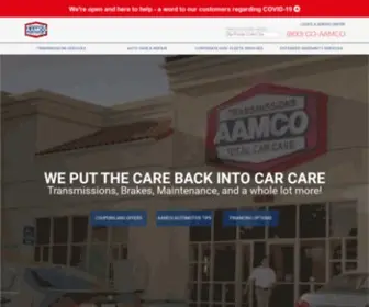 AAmco.com(Transmission shop & Total Car Care) Screenshot