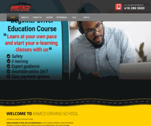 AAmcodrivingschool.com(AAmcodrivingschool) Screenshot
