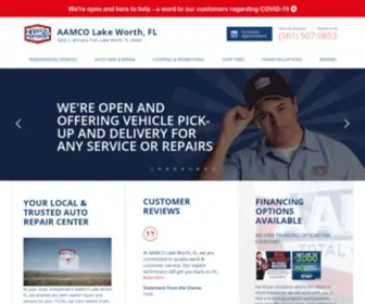 AAmcolakeworth.com(Transmission Repair Shop in Lake Worth) Screenshot