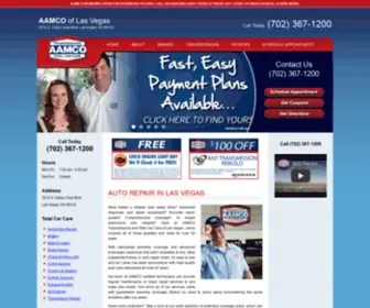 AAmcolasvegas.com(AAMCO Transmissions and Auto Repair) Screenshot