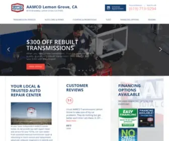 AAmcolemongrove.com(AAMCO San Diego County) Screenshot