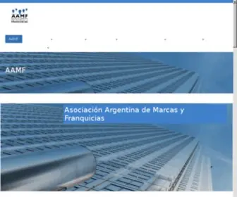 AAMF.com.ar(Asociación Argentina de Marcas y Franquicias) Screenshot