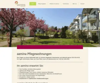 AAmina.ch(Aamina Pflegewohnungen) Screenshot