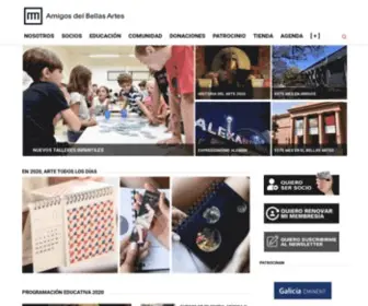 AAmnba.org.ar(Amigos del Bellas Artes) Screenshot