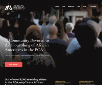 AAmpca.org(African American Ministries) Screenshot