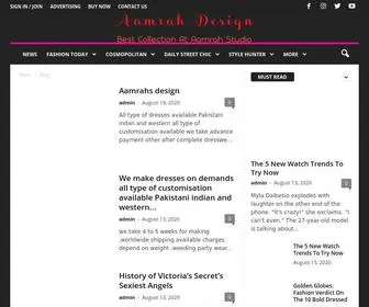 AAmrahsdesign.com(Aamrah Design) Screenshot