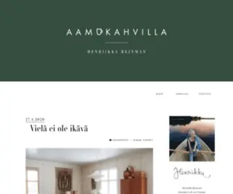 AAmukahvilla.fi(Henriikka Reinman) Screenshot