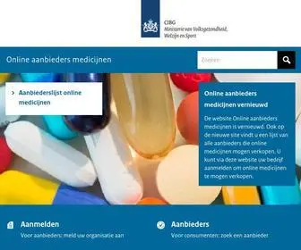 AAnbiedersmedicijNen.nl(Online aanbieders medicijnen) Screenshot