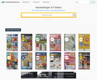 AAnbiedingenfolders.be(Folders & Aanbiedingen bij) Screenshot