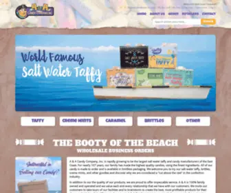 AAndacandycompany.com(Salt Water Taffy) Screenshot