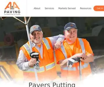 AAndapaving.com(Pavers Putting People First) Screenshot