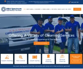 AAndaspectrum.com.au(Carpet Cleaning and Pest Control) Screenshot