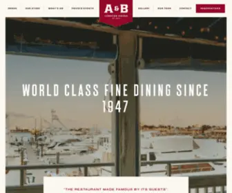 AAndblobsterhouse.com(Seafood Restaurants On The Water) Screenshot