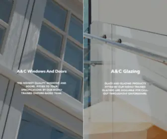 AAndcGlazing.co.uk(Glaziers Oxford) Screenshot