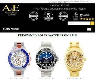 AAndewatches.com(Pre Owned Rolex) Screenshot