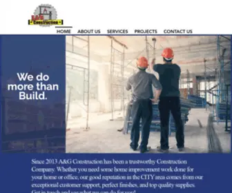 AAndgcon.com(A&G CONSTRUCTION) Screenshot