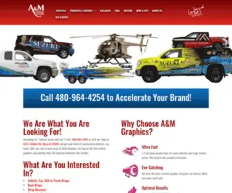 AAndmGraphics.com(Affordable Fleet Branding by A&M Graphics) Screenshot