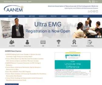 AAnem.org(American Association of Neuromuscular & Electrodiagnostic Medicine) Screenshot