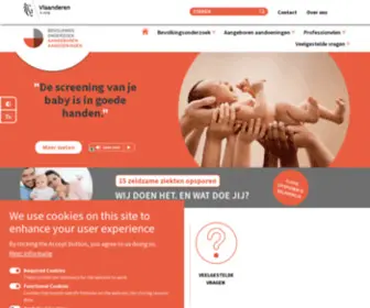 AAngeborenaandoeningen.be(Home) Screenshot