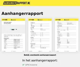 AAnhangerrapport.nl(Kies voor zekerheid) Screenshot