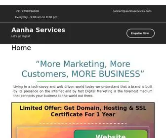 AAnhaservices.com(Digital Marketing Services) Screenshot