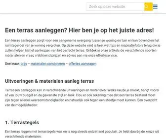 AAnleggenterras.be(Terras Aanleggen) Screenshot