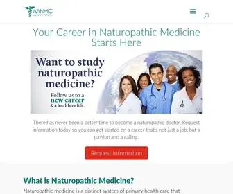 AANMC.org(Your Career in Naturopathic Medicine Starts Here) Screenshot