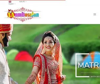 AAnmilosajan.com(AAN MILO SAJAN MATRIMONIAL) Screenshot