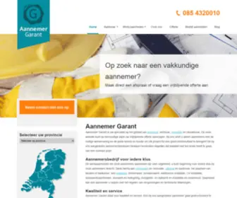 AAnnemer-Garant.nl(Aannemersbedrijven bij jou in de buurt) Screenshot