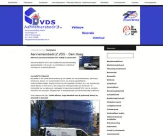 AAnnemersbedrijf-VDS.nl(Aannemersbedrijf VDS) Screenshot