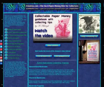 AAnotes.com(Bank Notes & Bank Cheques (banknotes & cheques)) Screenshot