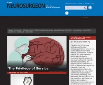 AAnsneurosurgeon.org(AANS Neurosurgeon) Screenshot