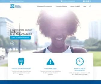 AAoinfo.org(The American Association of Orthodontists (AAO)) Screenshot