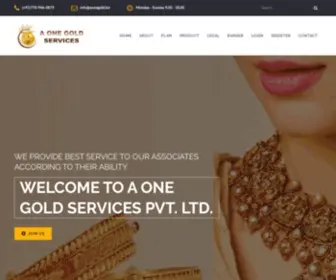 AAonegold.com(A One Gold Services Pvt) Screenshot