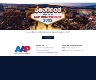 AApconference.com(American Associated Pharmacies) Screenshot