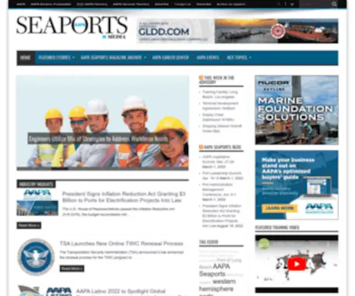 AApaseaports.com(Aapa seaports) Screenshot