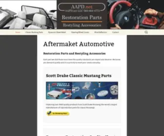 AAPD.net(If your restoring your classic car and need sheet metal you've just found a great source. Dynacorn) Screenshot