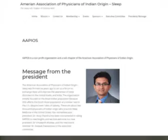 AApios.org(Empowering Sleep Physicians of Indian Origin) Screenshot