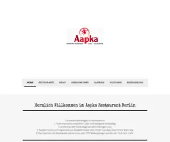 AApka.de(Indian Restaurant Aapka) Screenshot