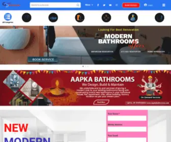 AApkabathrooms.com(Aapka Bathrooms) Screenshot