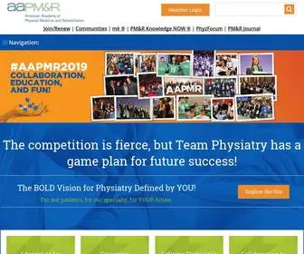 AAPMR.org(The American Academy of Physical Medicine and Rehabilitation) Screenshot