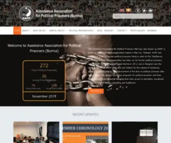AAPPB.org(Assistance Association for Political Prisoners) Screenshot